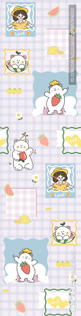 卡通人物图案素材