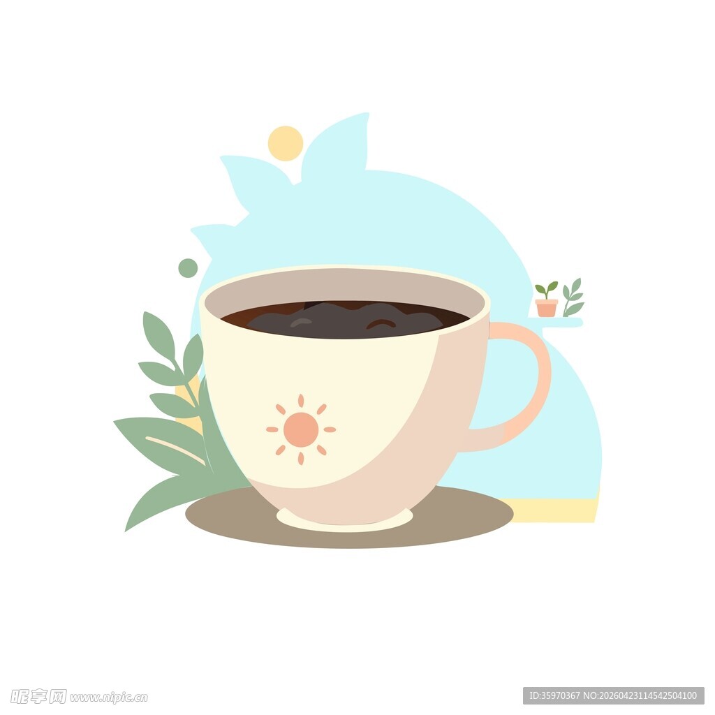 咖啡杯插画