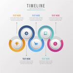 时间轴信息图表设计示例