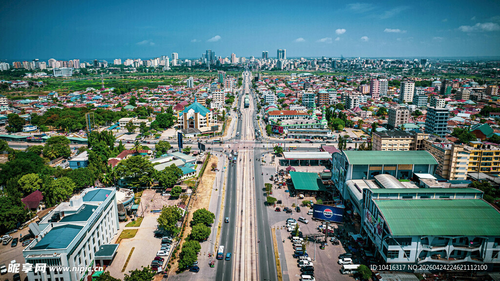 达累斯萨拉姆鸟瞰