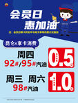 加油站海报