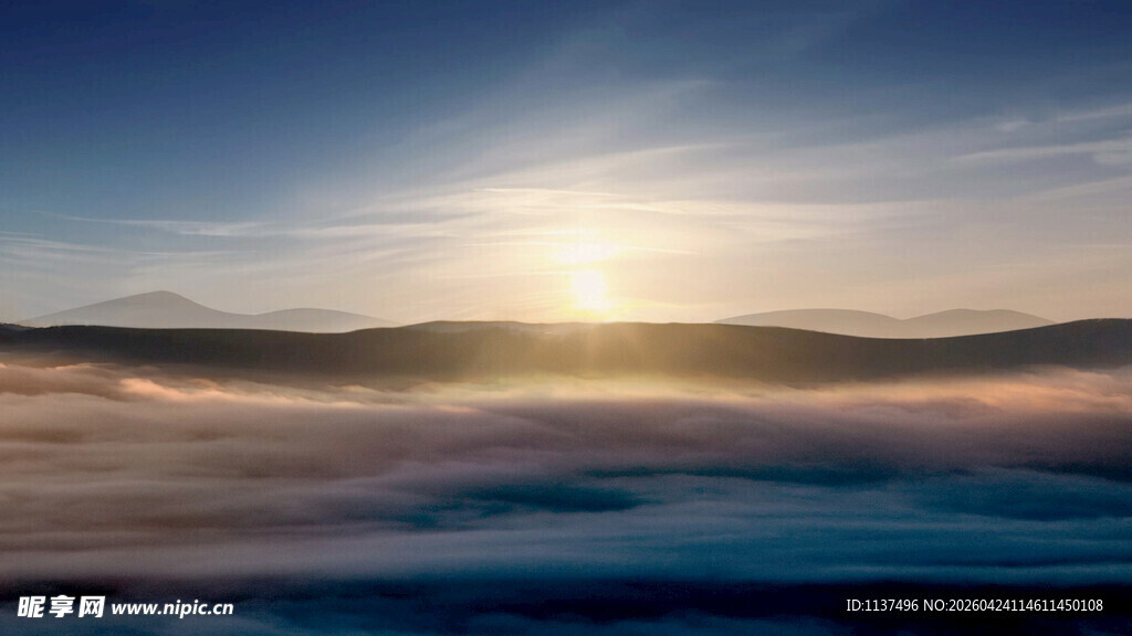 云海之上的壮丽日出