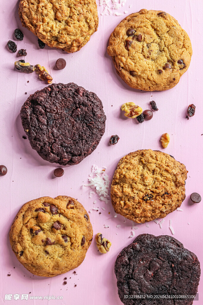 多彩美味曲奇饼干展示