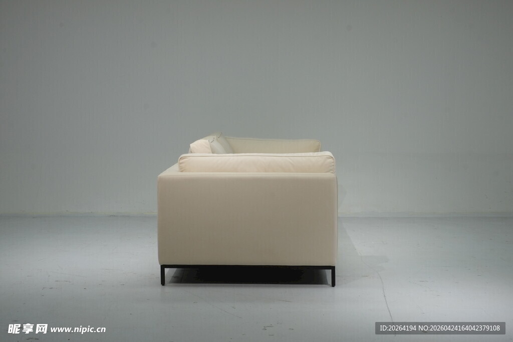 简约米色单人沙发展示