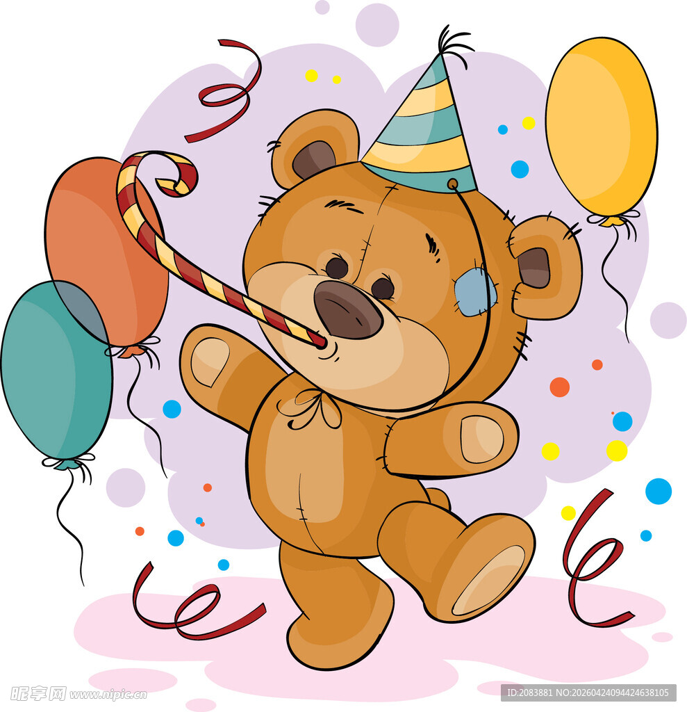 小熊欢乐生日派对