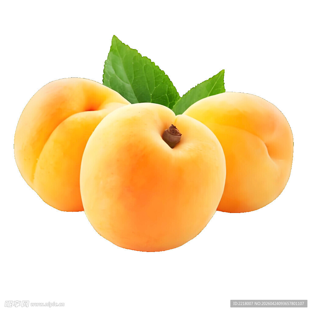 新鲜黄杏饱满多汁