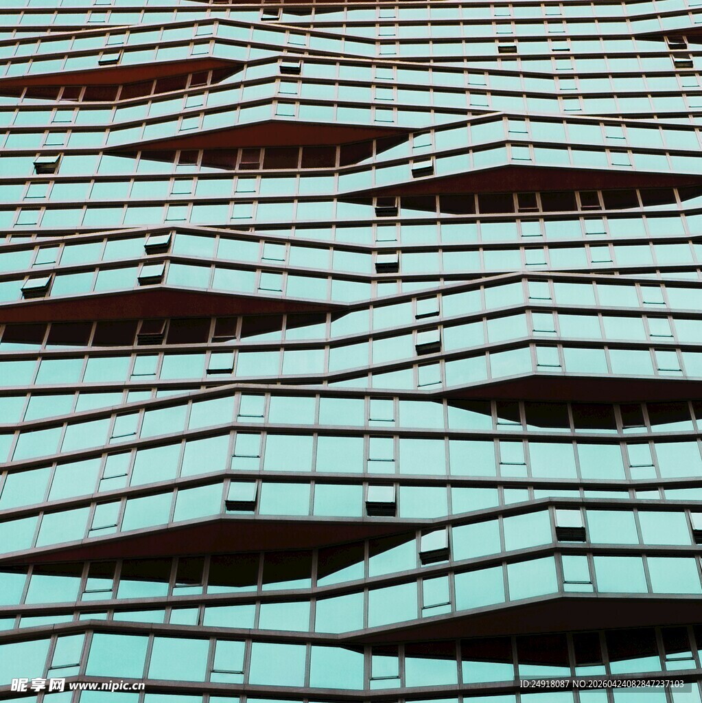 现代风格独特外观的建筑