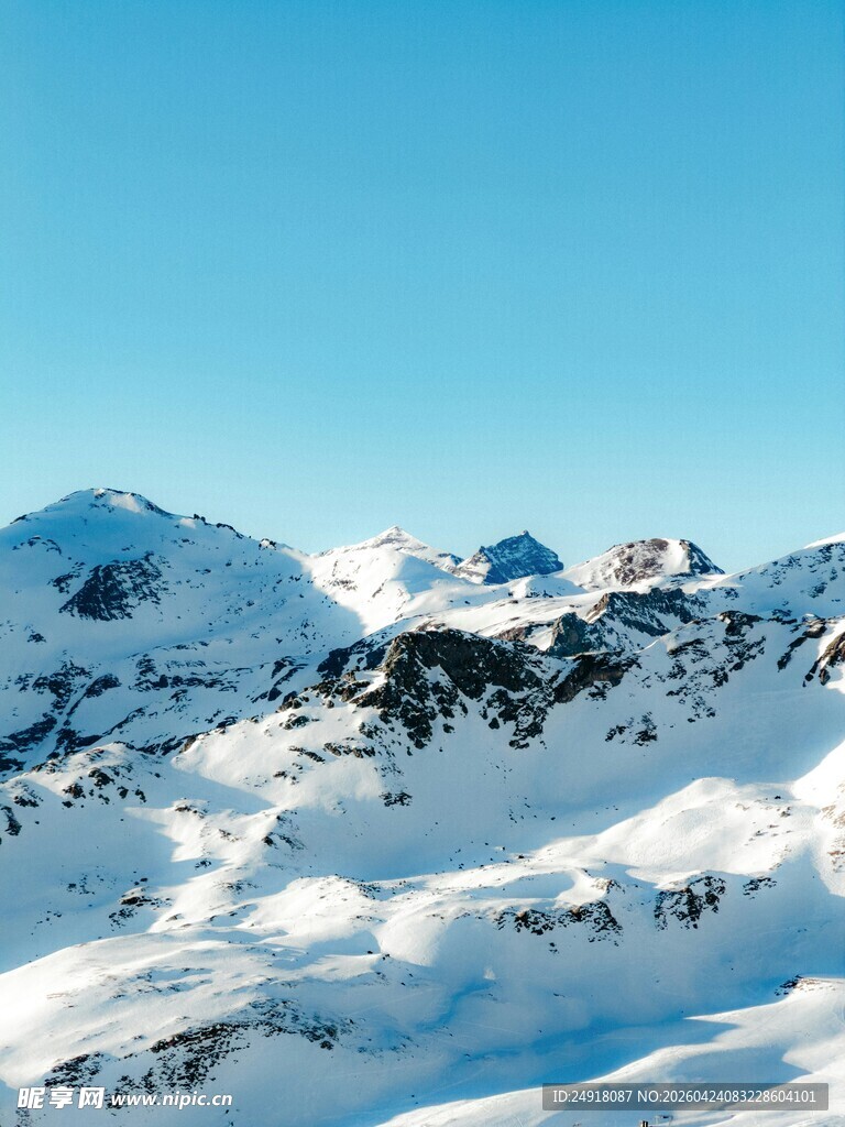 壮丽雪山风景