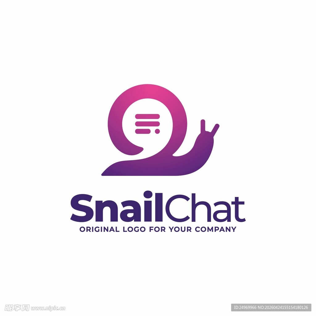 SnailChat聊天应用标志