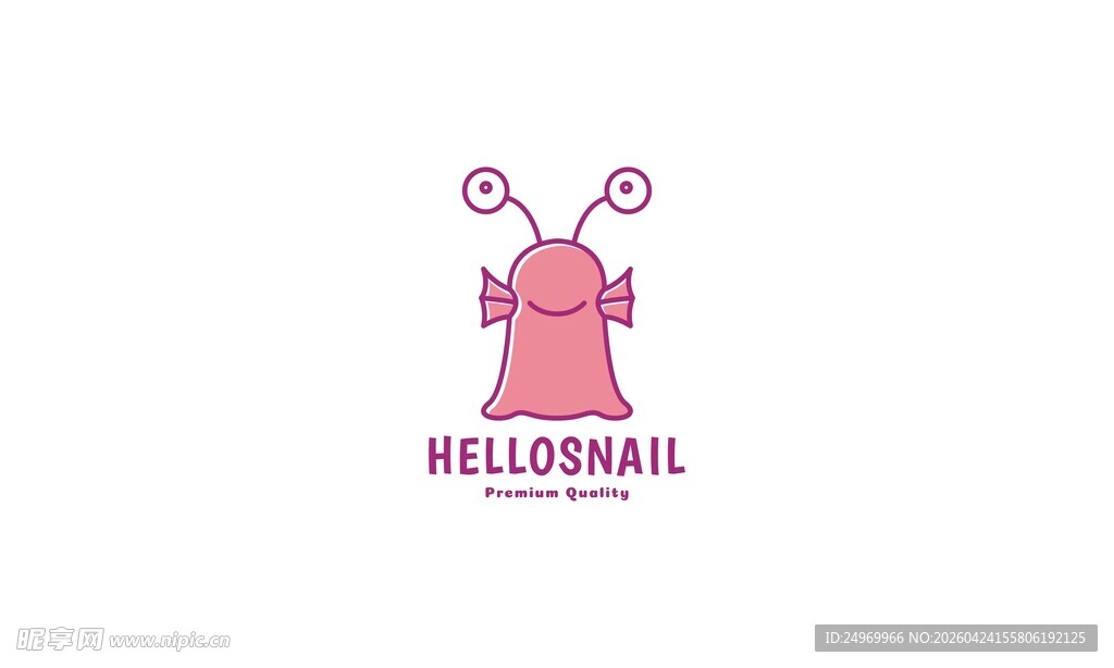 粉色邮件图标设计