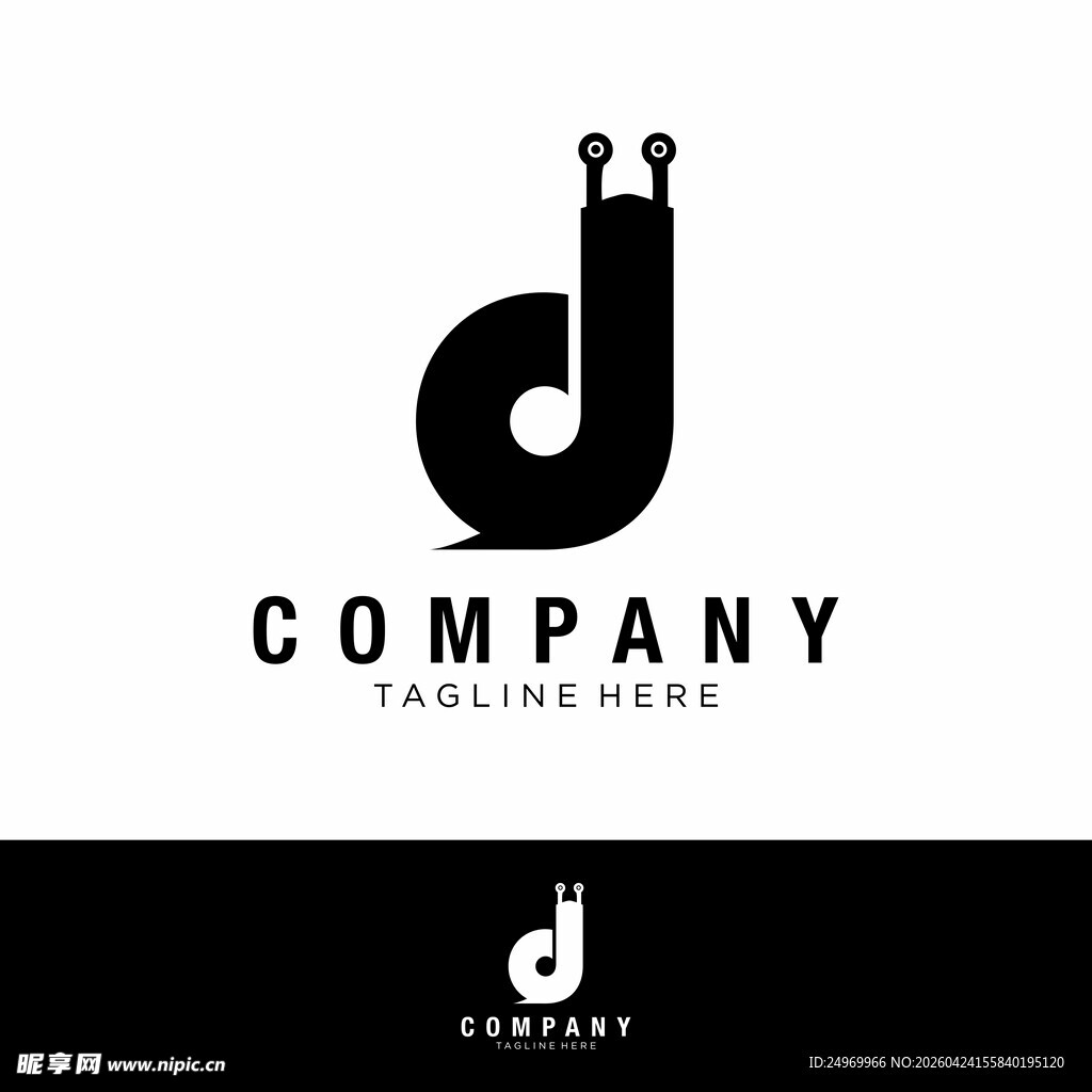 DJ公司标志设计