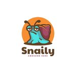 可爱蜗牛Snailly标志设计