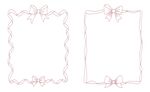 蝴蝶结边框