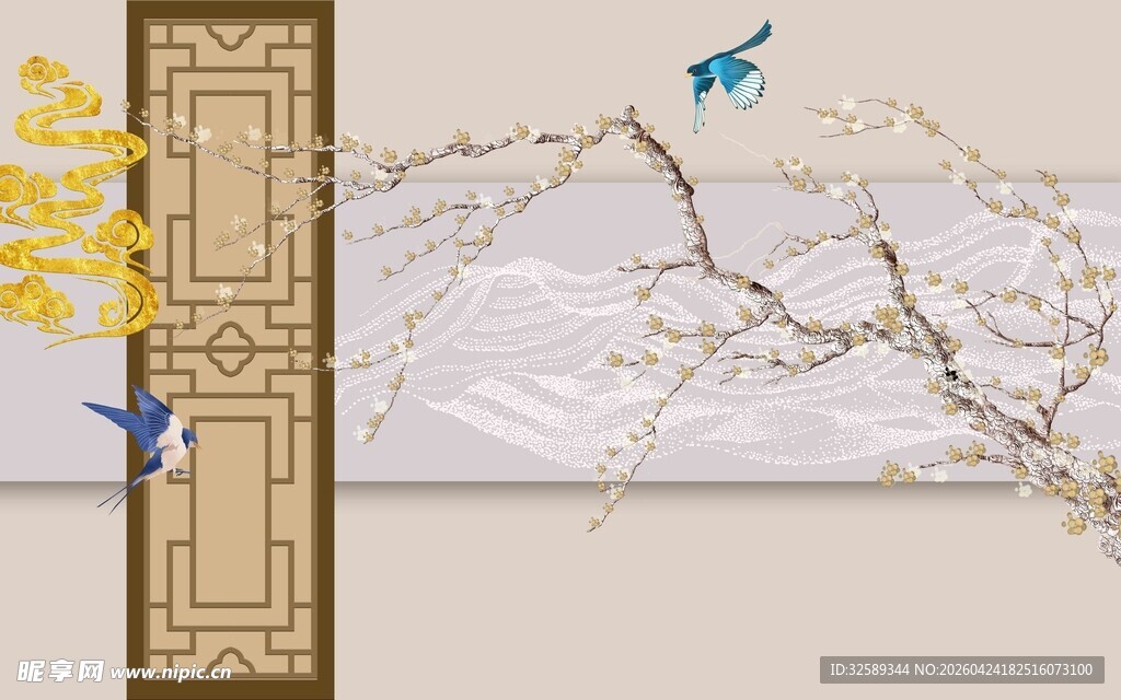 中式花鸟装饰画意境美