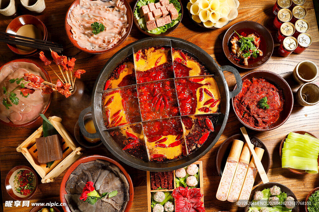 丰盛火锅大餐