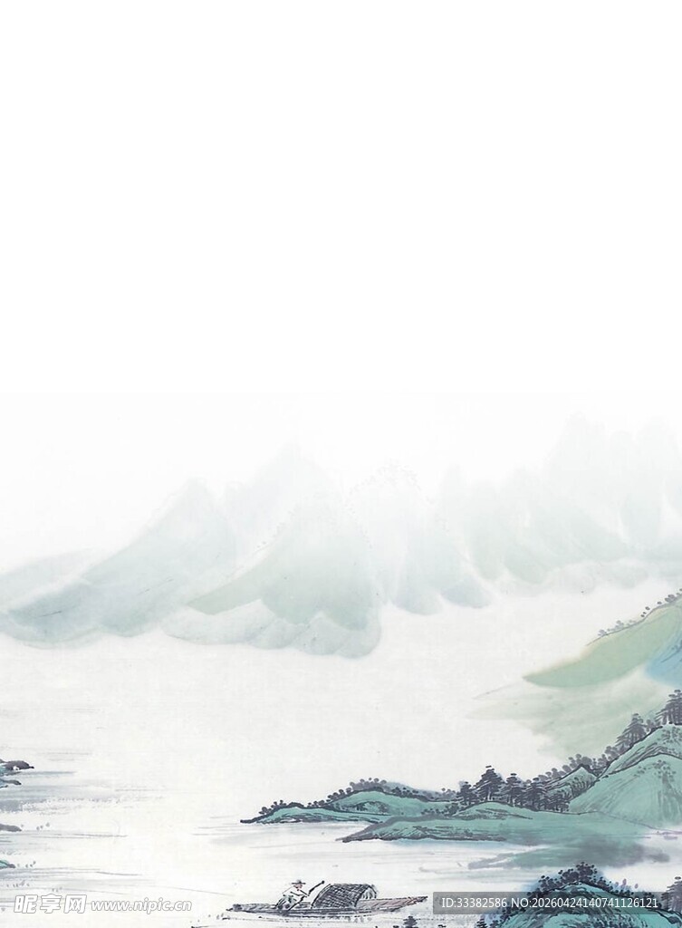 水墨山水意境图