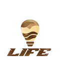 创意灯泡LIFE标志设计
