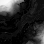 黑白水墨抽象烟雾纹理图