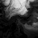黑白水墨抽象纹理画面