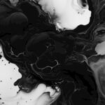 水墨抽象纹理艺术画面