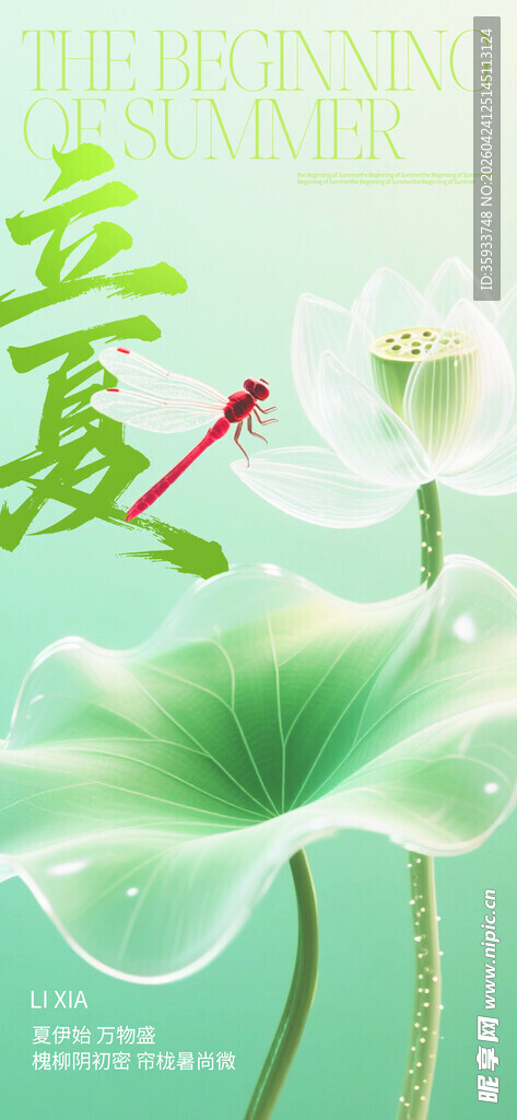立夏海报