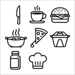 餐饮图标集合