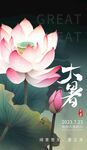 大暑海报 