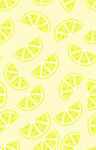 柠檬切片图案背景纹理