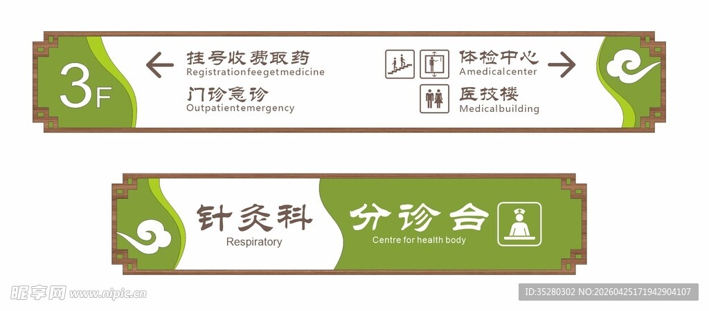 医院索引牌