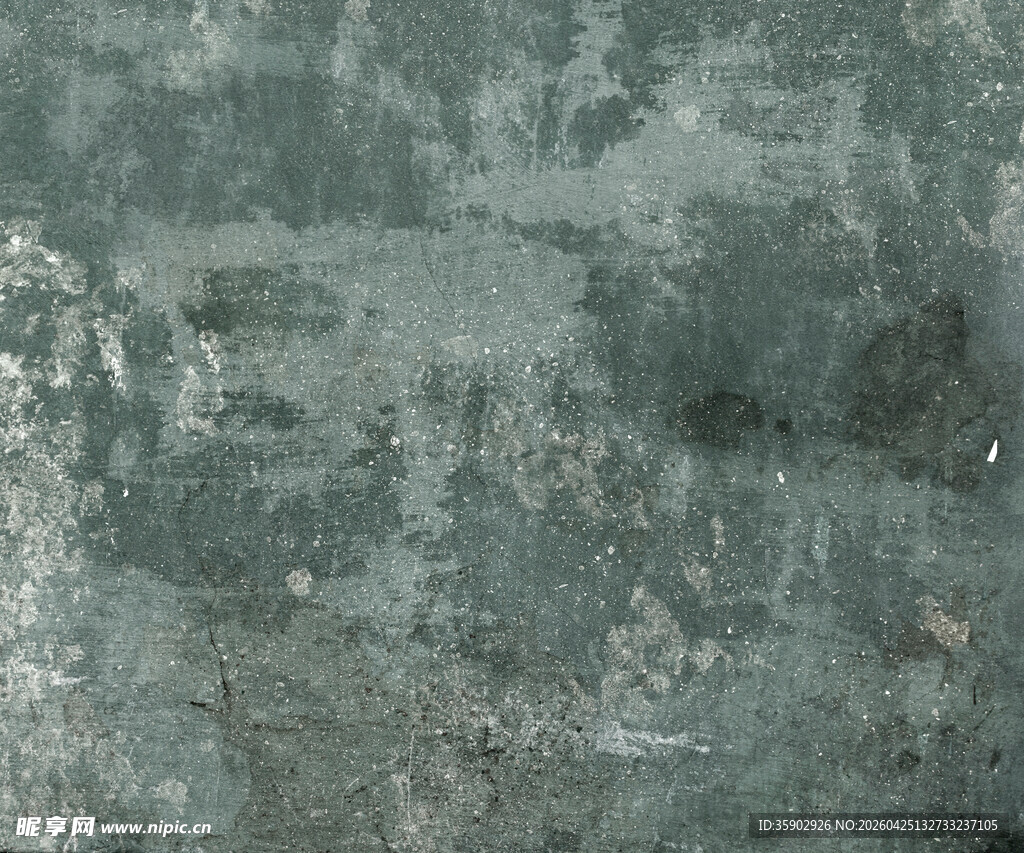 灰绿斑驳墙面纹理