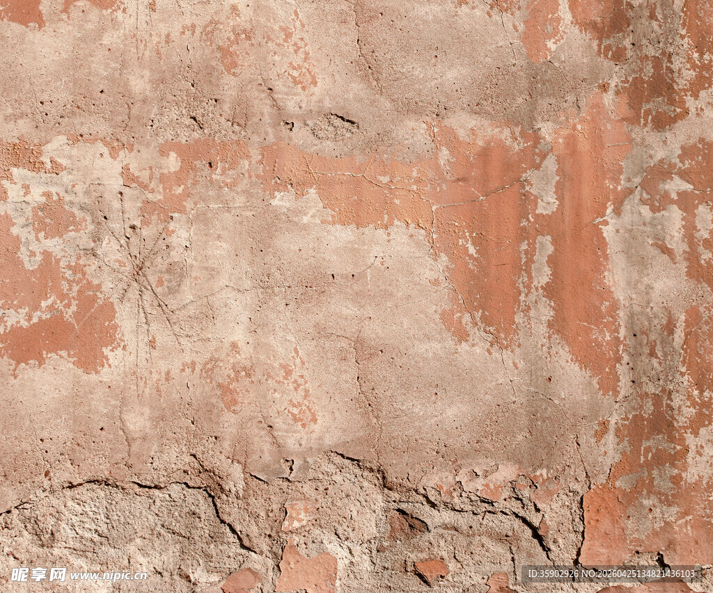 斑驳老旧墙面纹理