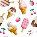 冰淇淋图案