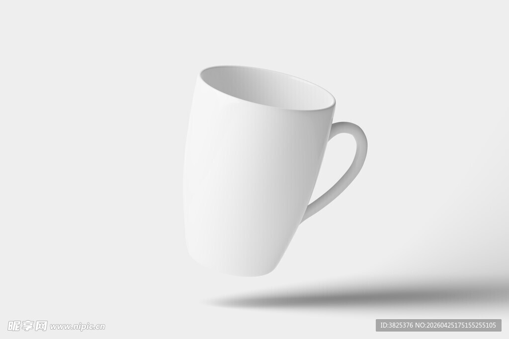 白色简约咖啡杯设计展示样机