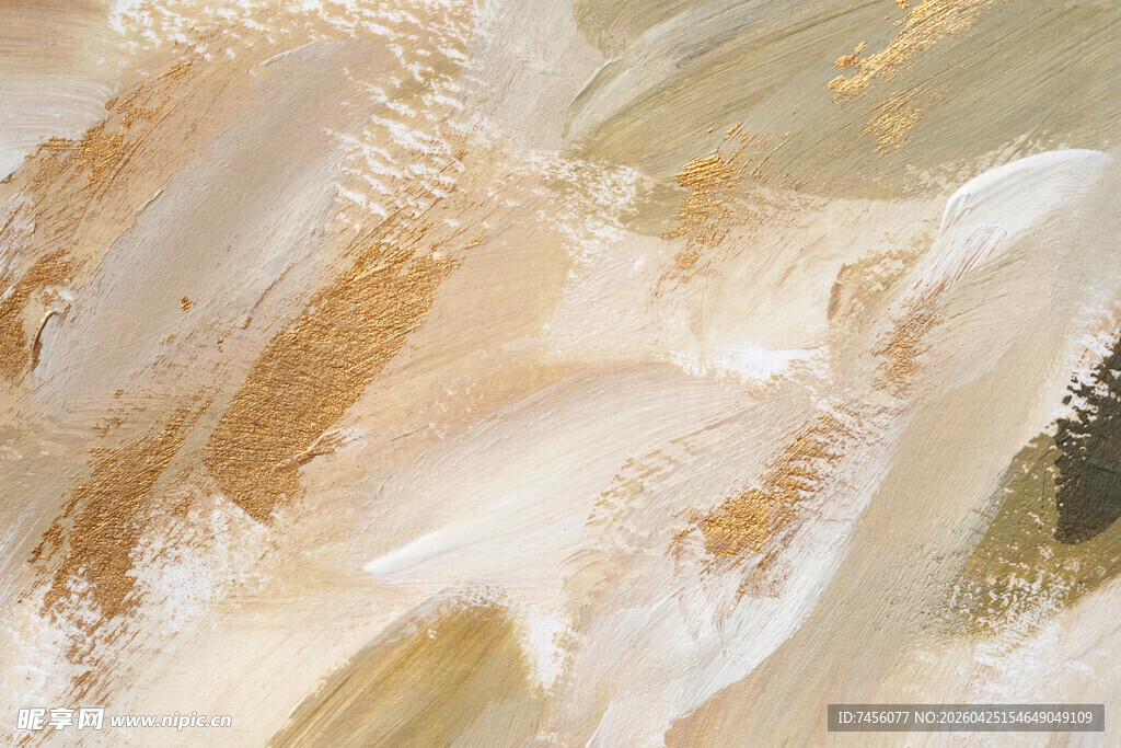 抽象米色笔触艺术纹理