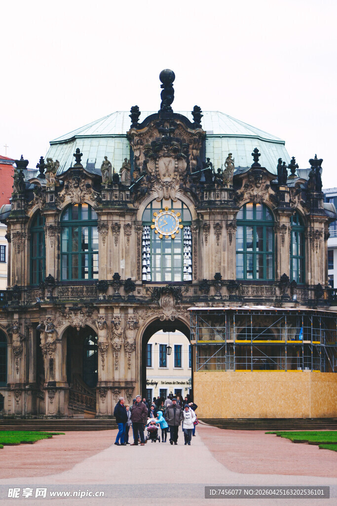 德累斯顿的宏伟古典建筑