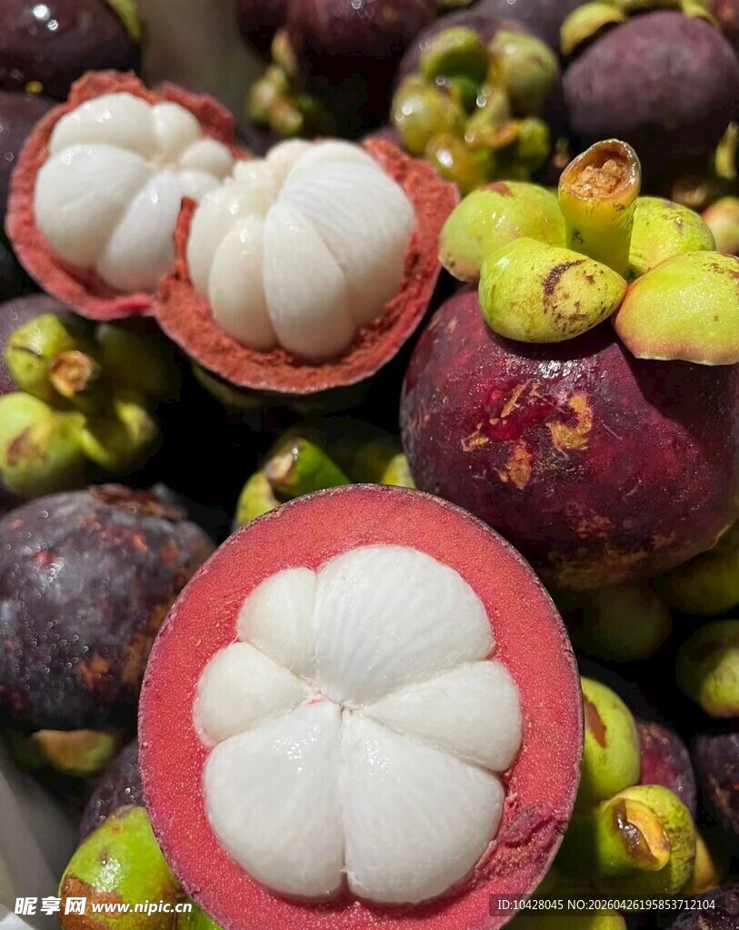 新鲜山竹果肉饱满诱人