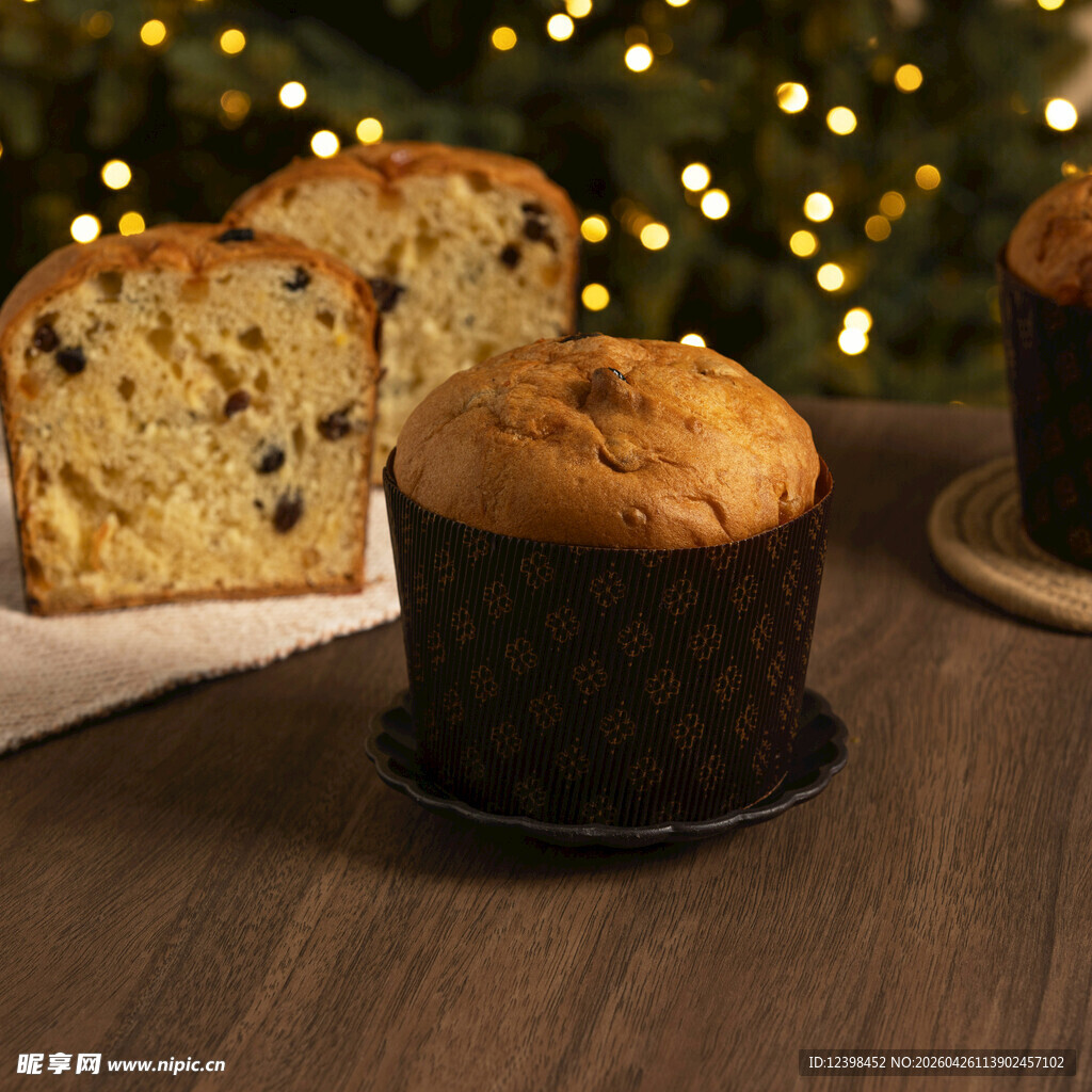 美味松饼与切片面包