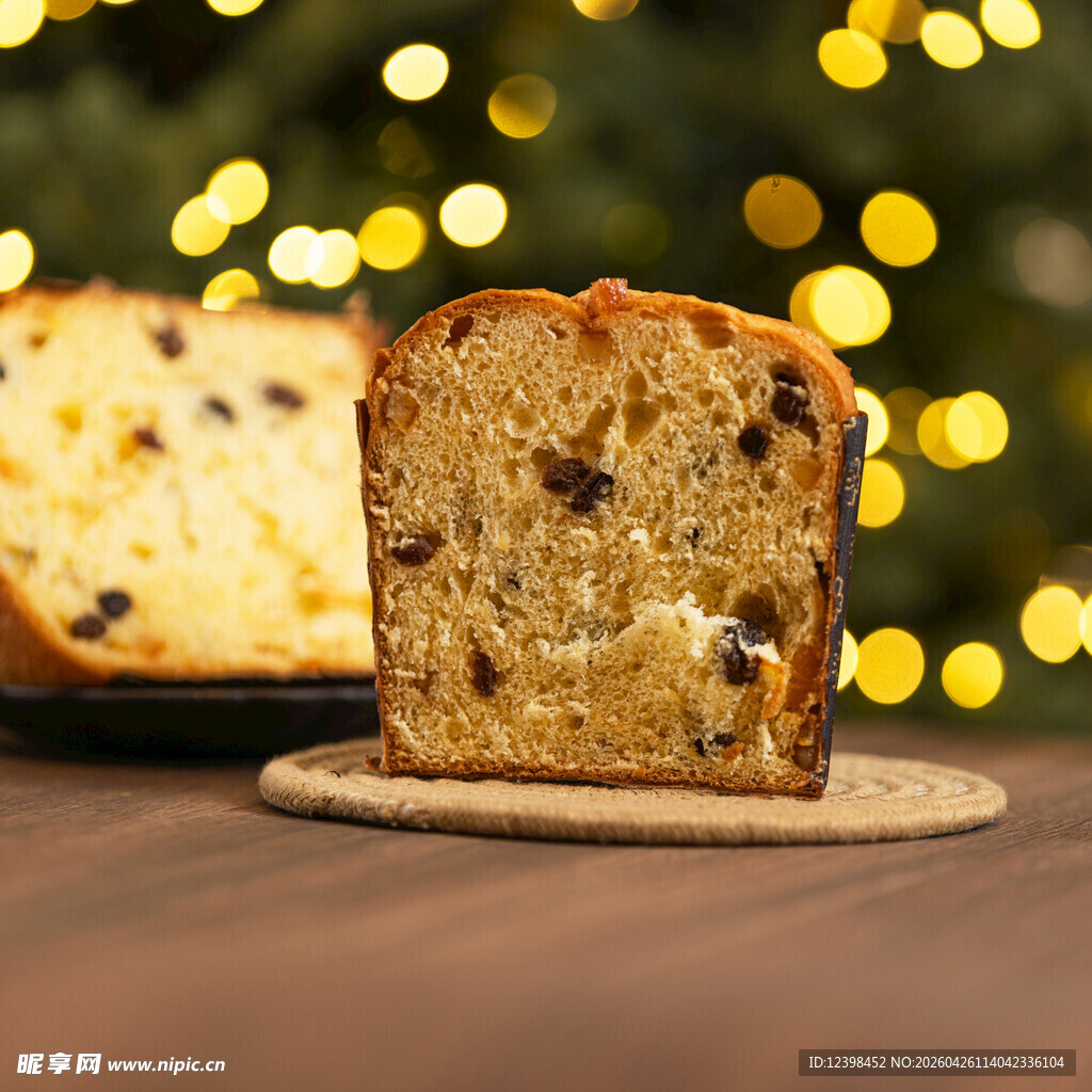 切片葡萄干面包