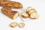 美味切片法棍面包展示