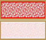 中式传统几何纹装饰图案