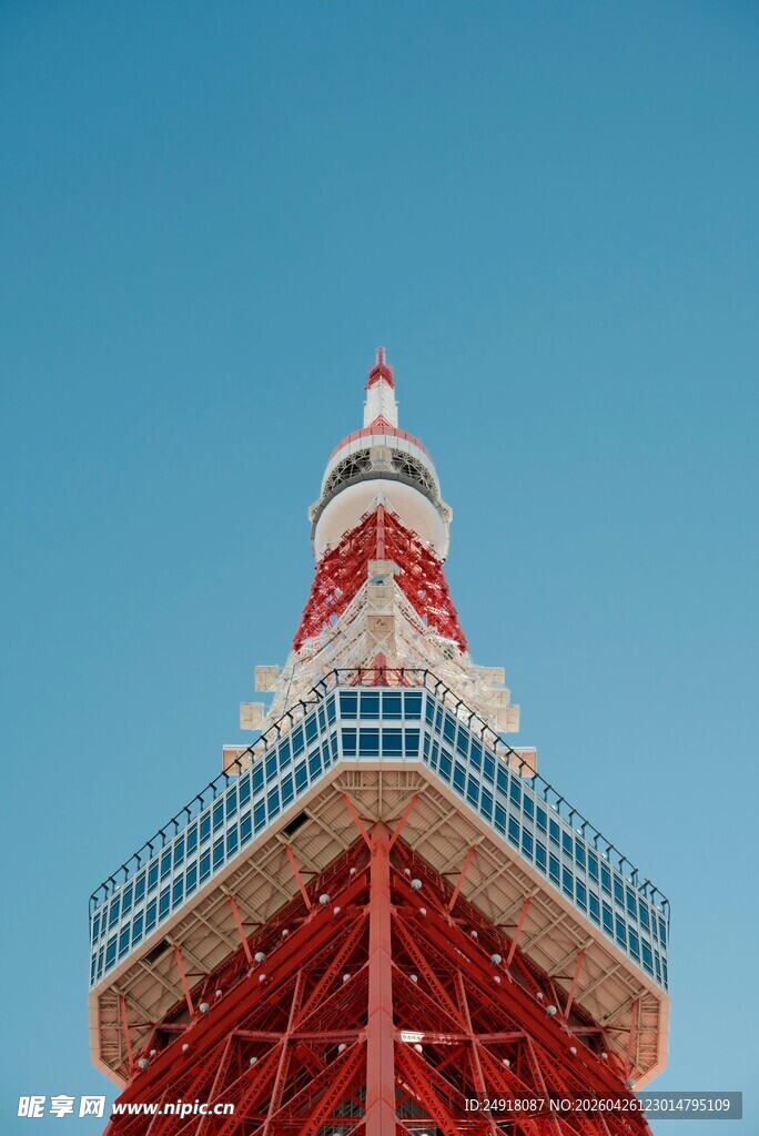 东京塔仰视美景