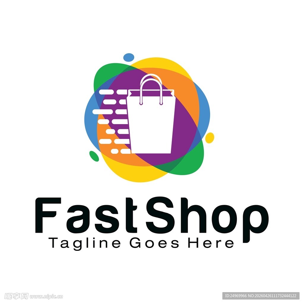 FastShop多彩购物袋标志