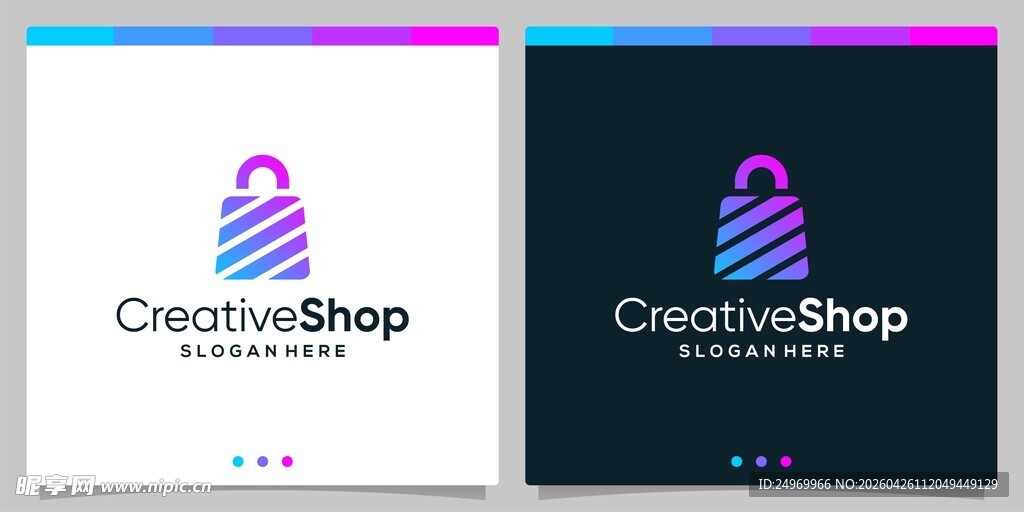 创意商店标志设计示例