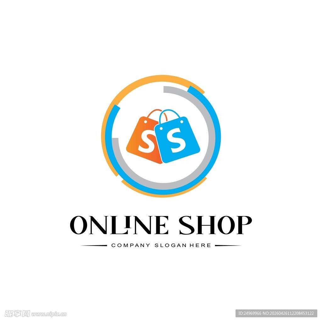 在线商店标志设计