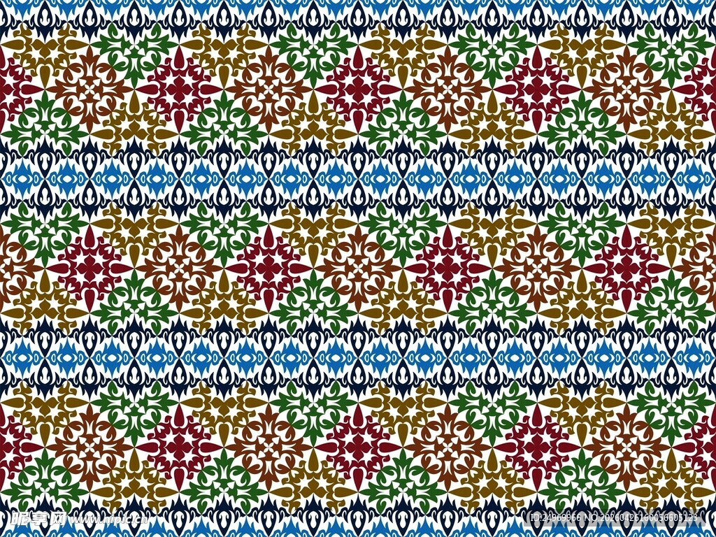 多彩几何图案纹理背景