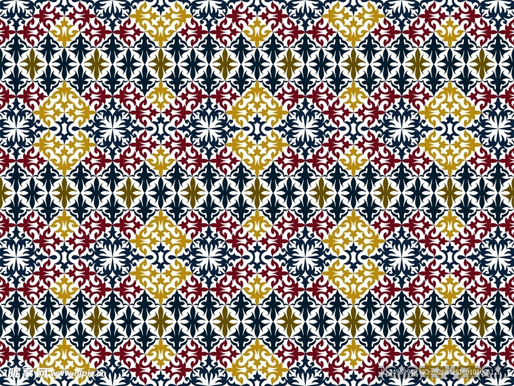 多彩几何图案纹理背景