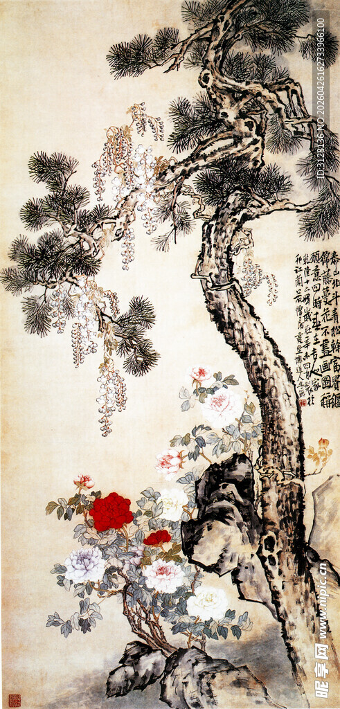 苍松图