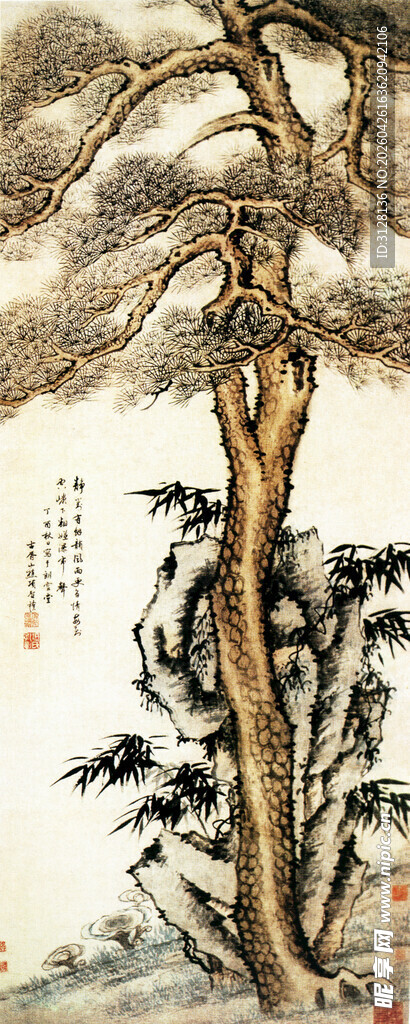 苍松图
