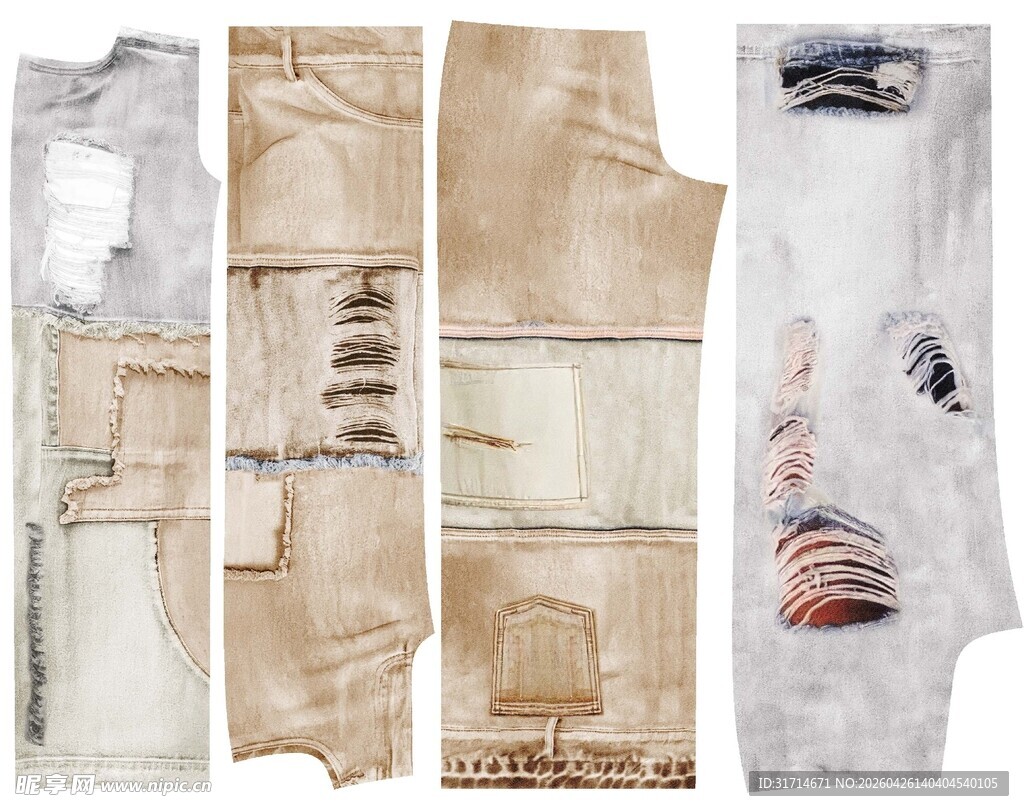 复古风服装纸样设计图