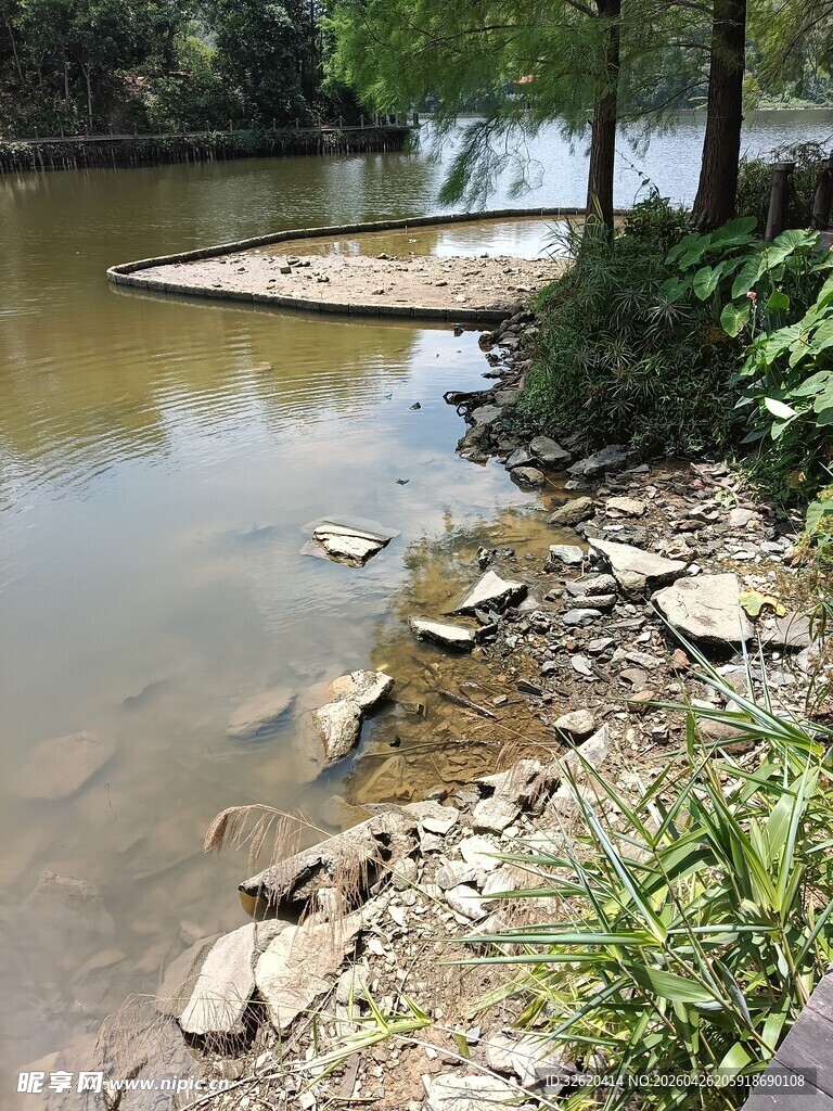 宁静河畔风景